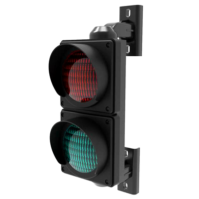 JUTAI JD112HF-C 100 मिमी रेड एंड ग्रीन एलईडी ट्रैफिक सिग्नल लाइट