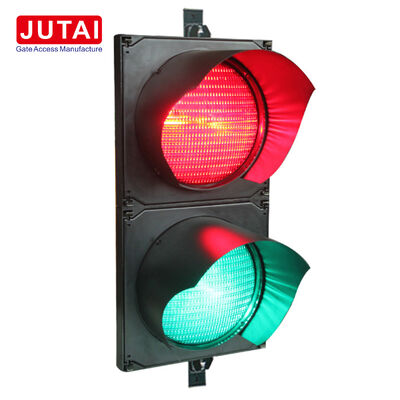 JUTAI JD112HF-C 100 मिमी रेड एंड ग्रीन एलईडी ट्रैफिक सिग्नल लाइट