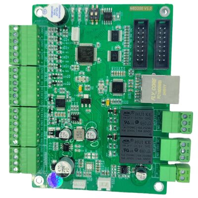 पार्किंग मार्गदर्शन एलईडी डिस्प्ले कंट्रोलर NED200 TCP IP MQTT RS485 HUB75 HUB08 रिले और आवाज प्रसारण के साथ